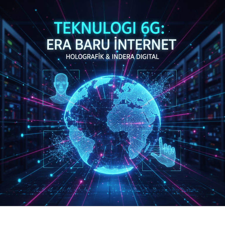 Jaringan 6G: Bukan Sekadar Kecepatan, Tapi Dunia Holografik & Indera Digital