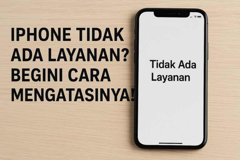 iPhone Tidak Ada Layanan? Begini Cara Mengatasinya!