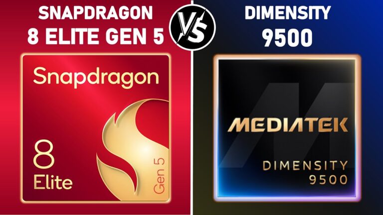 snapdragon 8 elite gen 5 vs dimensity 9500