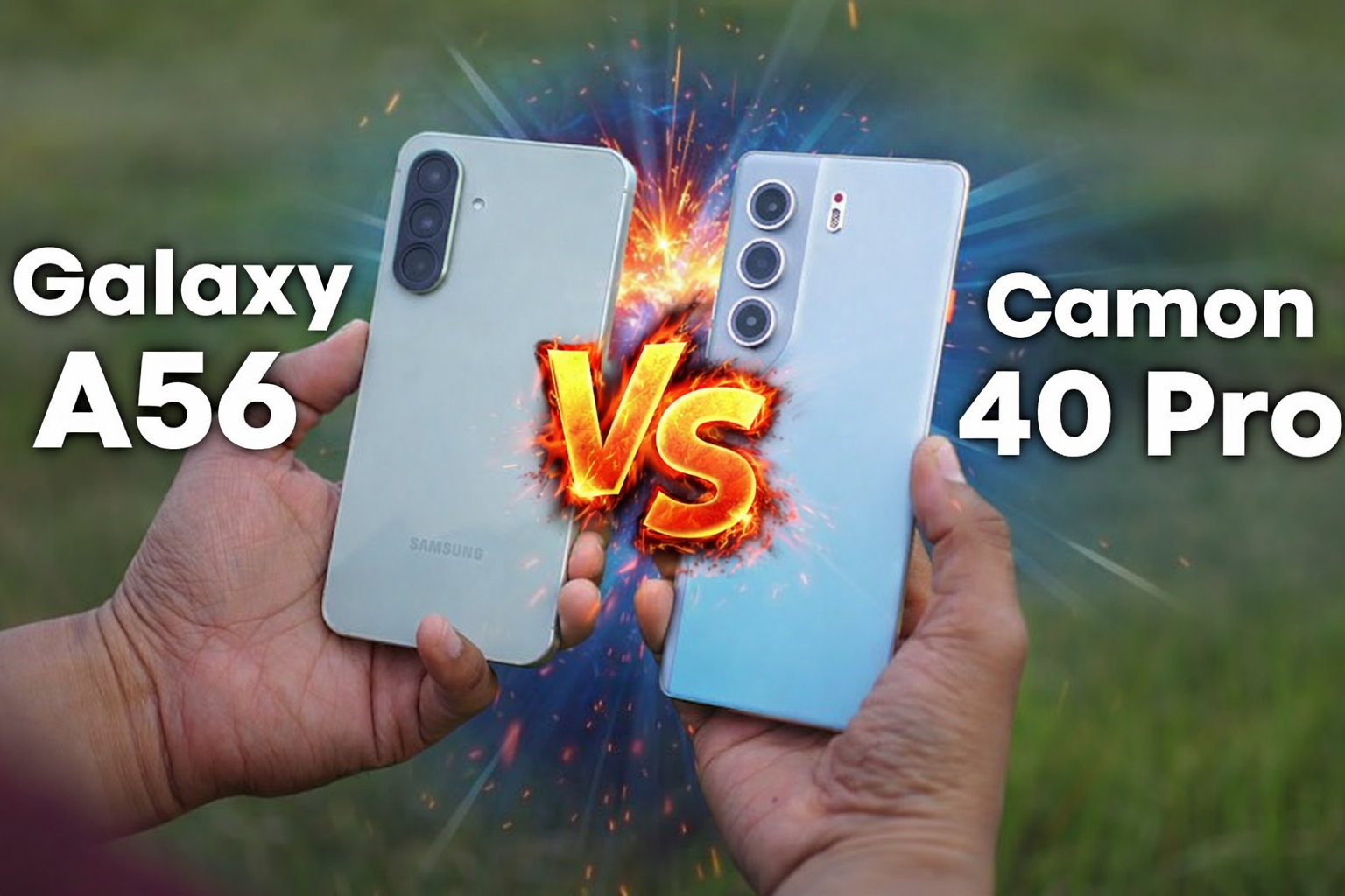Samsung A56 vs Tecno Camon 40 Pro