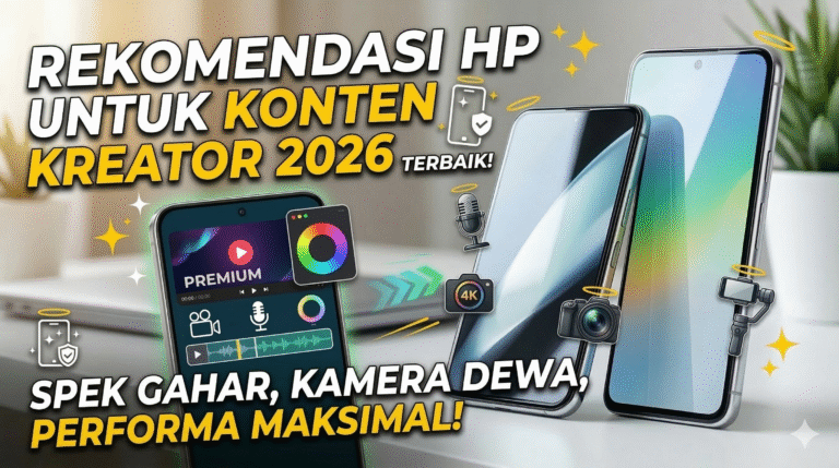 Rekomendasi HP untuk Konten Kreator 2026