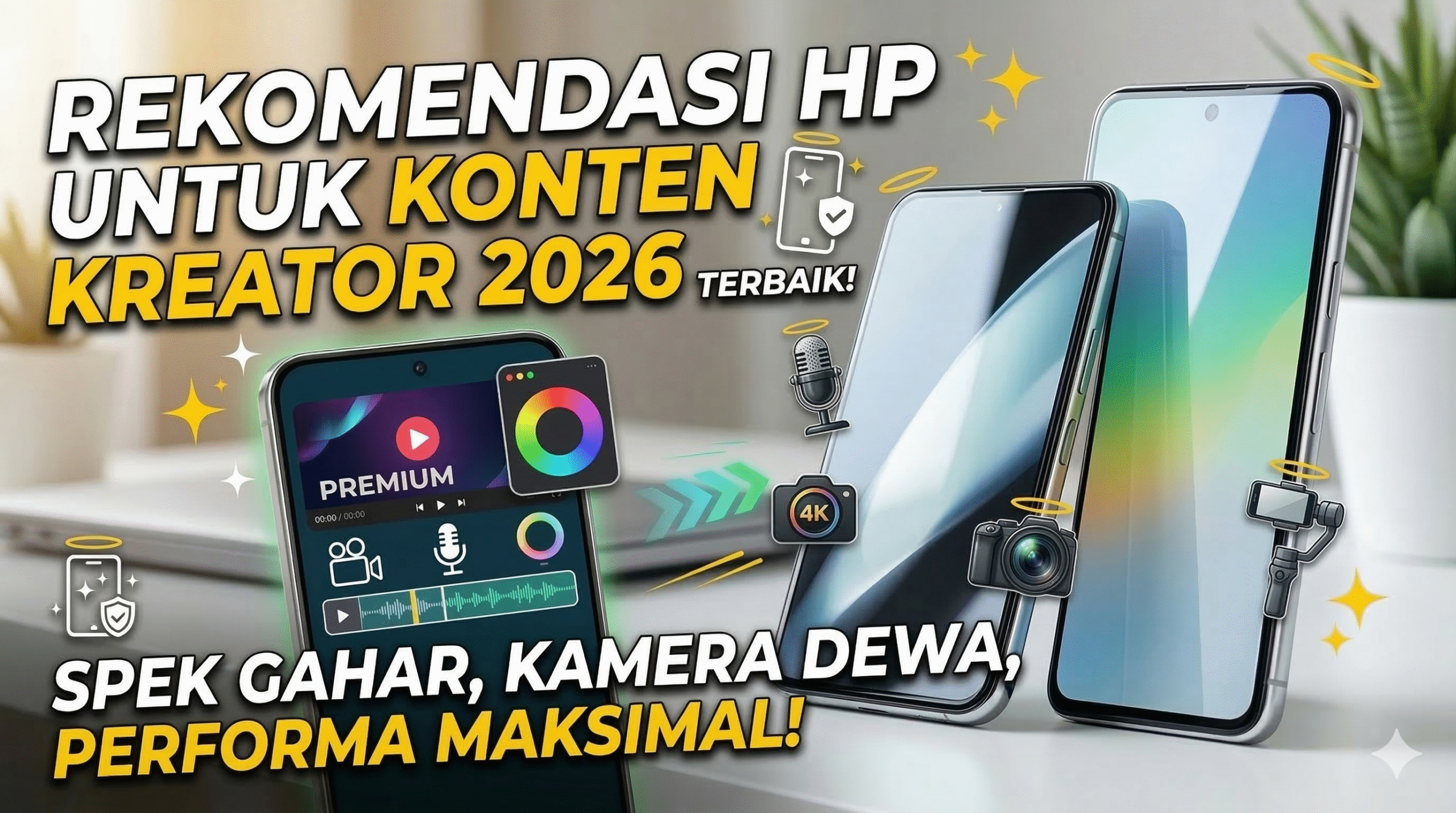 Rekomendasi HP untuk Konten Kreator 2026