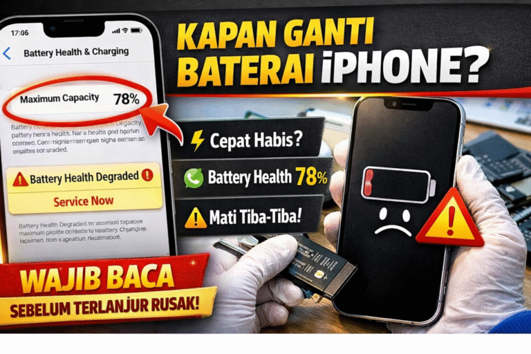 Kapan Harus Ganti Baterai iPhone
