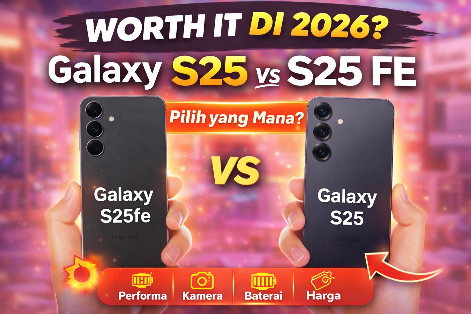 Samsung S25 vs S25 FE: Mana yang Lebih Worth It di 2026?