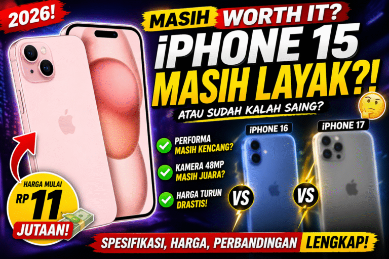Apakah iPhone 15 Masih Worth It di 2026? Review + Harga terbaru