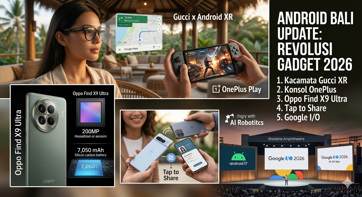 Gadget terbaru dan kolaborasi teknologi