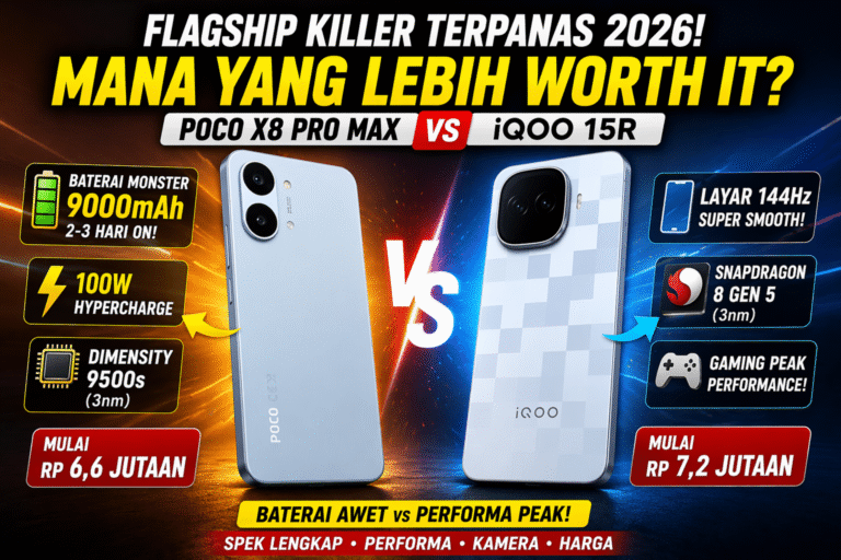 Poco X8 Pro Max vs iQOO 15R, Mana yang Lebih Worth It di 2026?