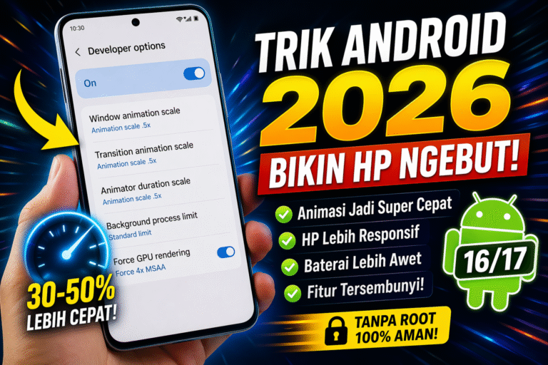 Trik Android 2026 yang Jarang Orang Tahu (Bikin HP Makin Ngebut!)