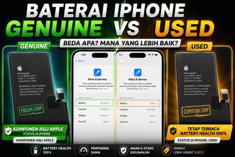 Apa Itu Baterai Genuine iPhone? Bedanya dengan Baterai Used