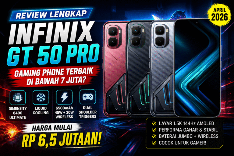 Infinix GT 50 Pro Review: Gaming Terbaik di Bawah 7 Juta?