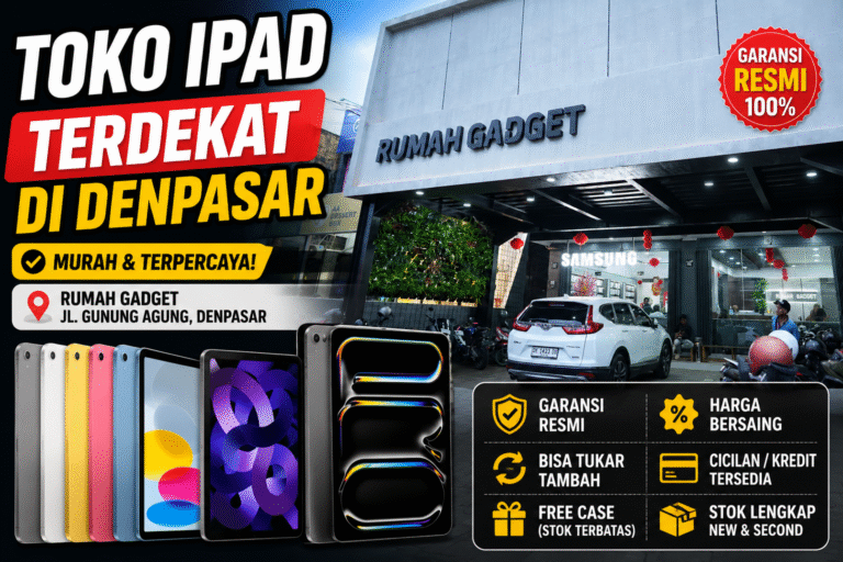 Toko iPad Terdekat di Denpasar Bali Harga Murah & Terpercaya 2026
