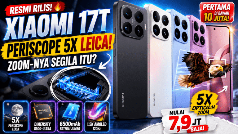 Xiaomi 17T Hadirkan Periscope 5x Leica Pertama di Kelasnya, Zoomnya Gila!